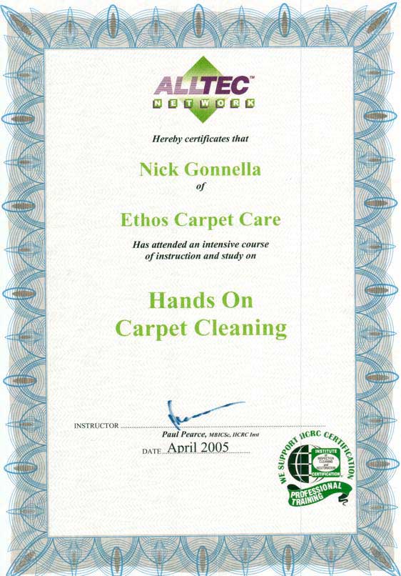 Certificates Rug Cleaning London The Persian Rug Cleaning Company