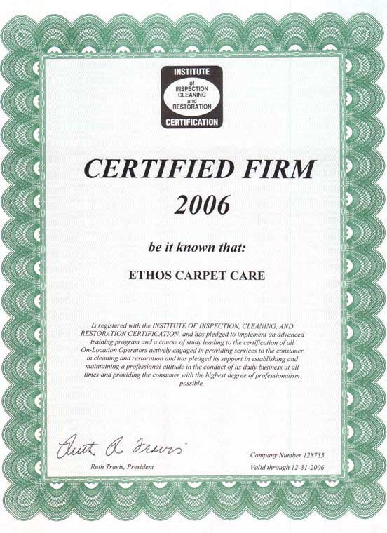 Certificates Rug Cleaning London The Persian Rug Cleaning Company