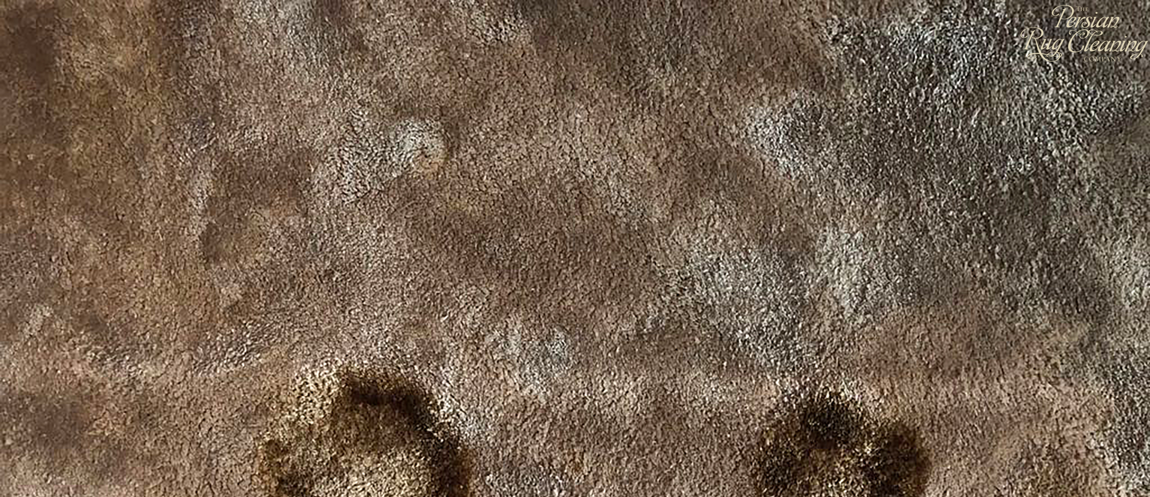 damaged viscose rug